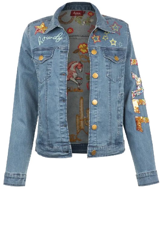 Women's Coats with SleevesTexas State of Mind Denim Jacket