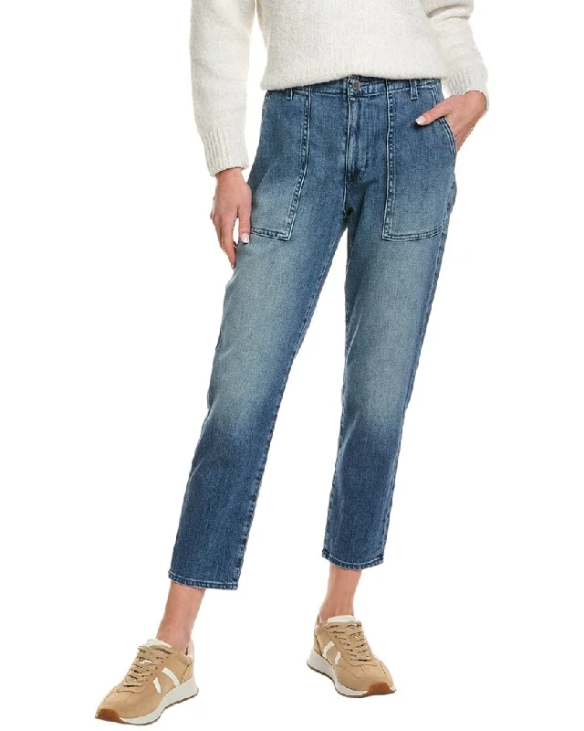 Women's Jodhpurs with Wide CollarAG Jeans Caden Blue Tail Fatigue Tailored Trouser Jean