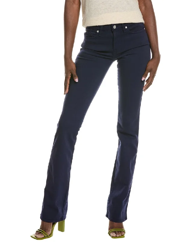 Women's Jodhpurs with Shirt Collar7 For All Mankind Kimmie Maritime Blue Form Fitted Bootcut Jean