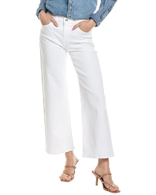 Women's Jodhpurs with Straight LegHUDSON Jeans Noa White High-Rise Straight Ankle Jean