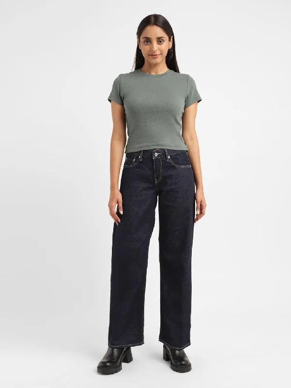 Women's Jodhpurs with Wide LegWomen's Mid Rise 94 Baggy Wide Leg Jeans