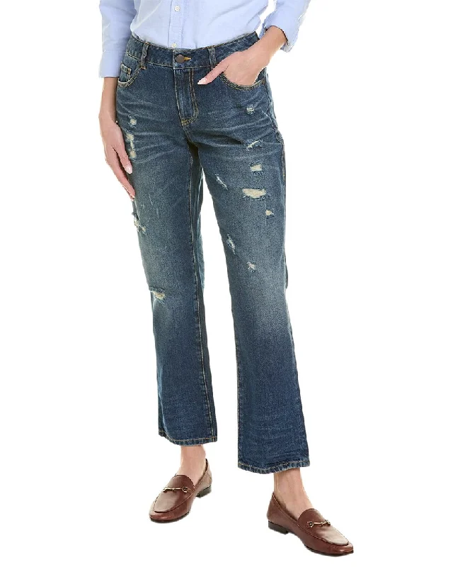 Women's Jodhpurs with V-Shaped Collarcabi Boyfriend Jean