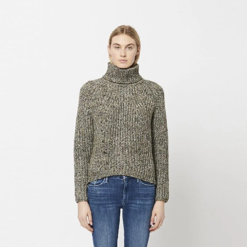 Women's Lapel Collar SweatersUma Knit Sweater (Myriad)