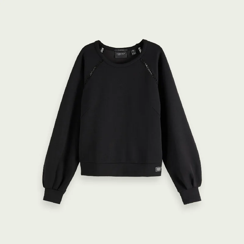 Women's Norwegian SweatersCrewneck Sweater (Black)