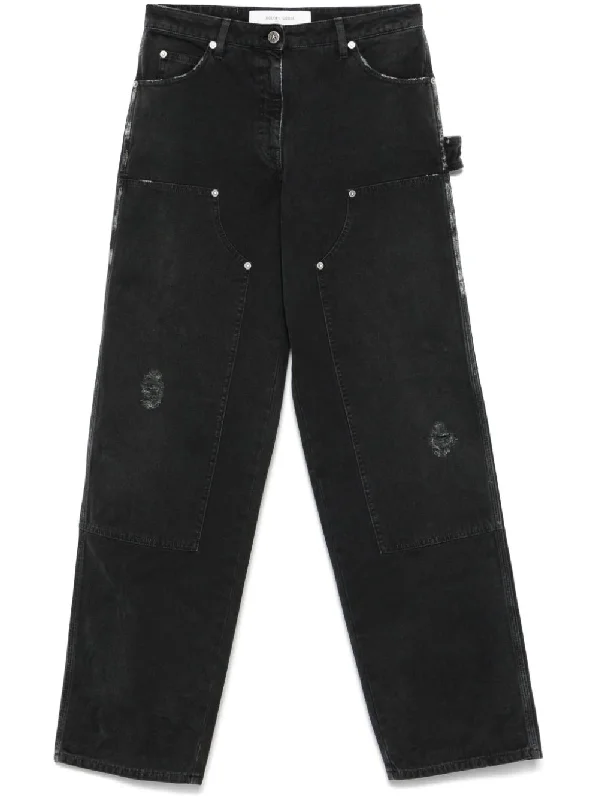 Women's Jodhpurs with V-Shaped Collaren Goose Women's Jeans