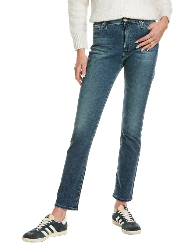 Women's Jodhpurs with Ankle LengthAG Jeans Mari 15 Years Pike Street High-Rise Slim Straight Jean