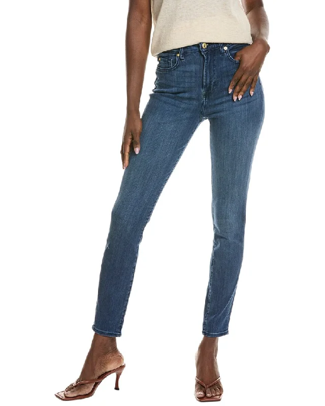 Women's Jodhpurs with Elastic7 For All Mankind Gwenevere High-Waist Dragonfly Skinny Jean