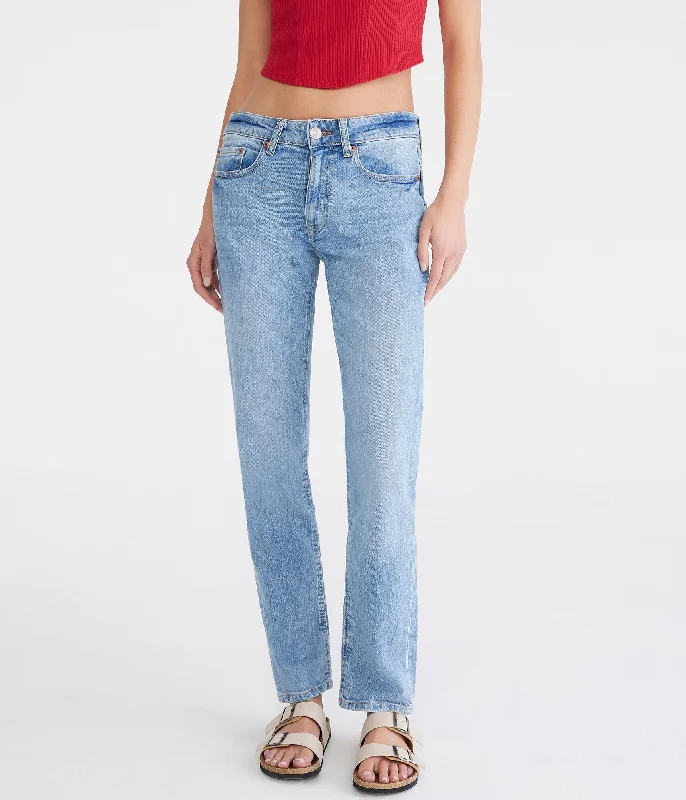 Women's Jodhpurs with Wide CollarAeropostale Mid-Rise Vintage Straight Jean