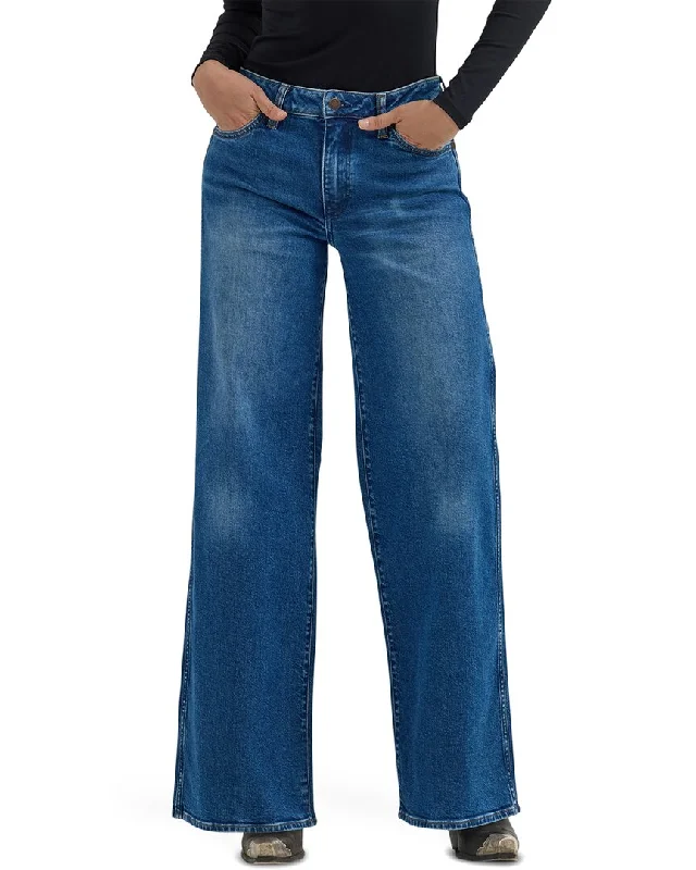 Women's Jodhpurs with Flared LegWrangler Indigo Dusk Wide Leg Jean