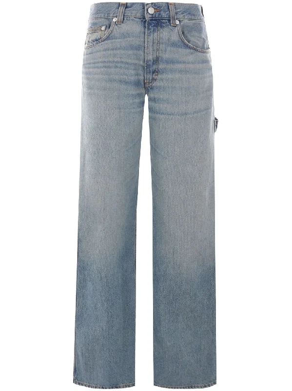 Women's Jodhpurs with Peter Pan CollarHaikure Women's Jeans blue