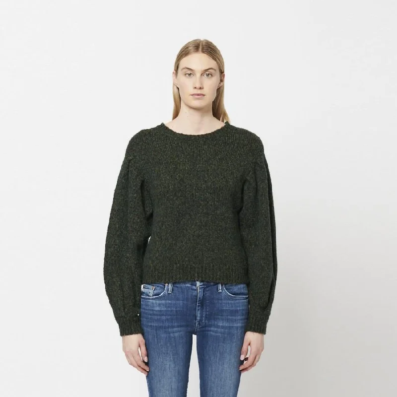 Women's Wide Collar SweatersIda Knit Sweater (Crocodile)