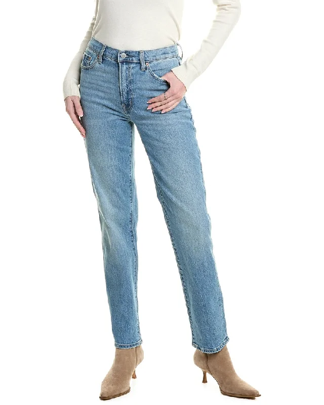 Women's Jodhpurs with DrawstringPistola Drew Mid-Rise Ludwig Classic Straight Jean