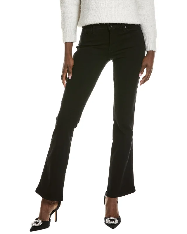 Women's Jodhpurs with Elastic Waist7 For All Mankind Kimmie Black Form Fitted Bootcut Jean