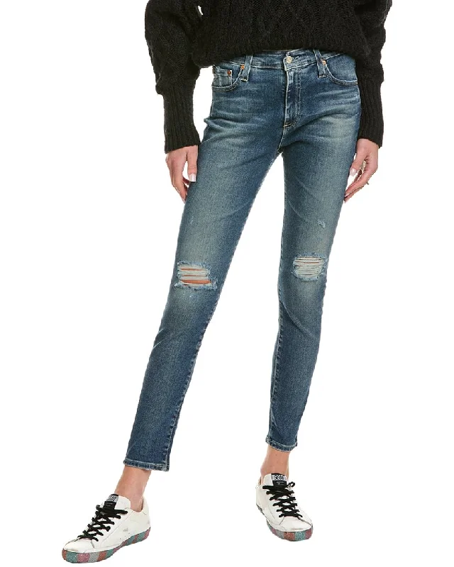 Women's Jodhpurs with Shawl CollarAG Jeans Farrah 15 Years Mural High-Rise Skinny Jean