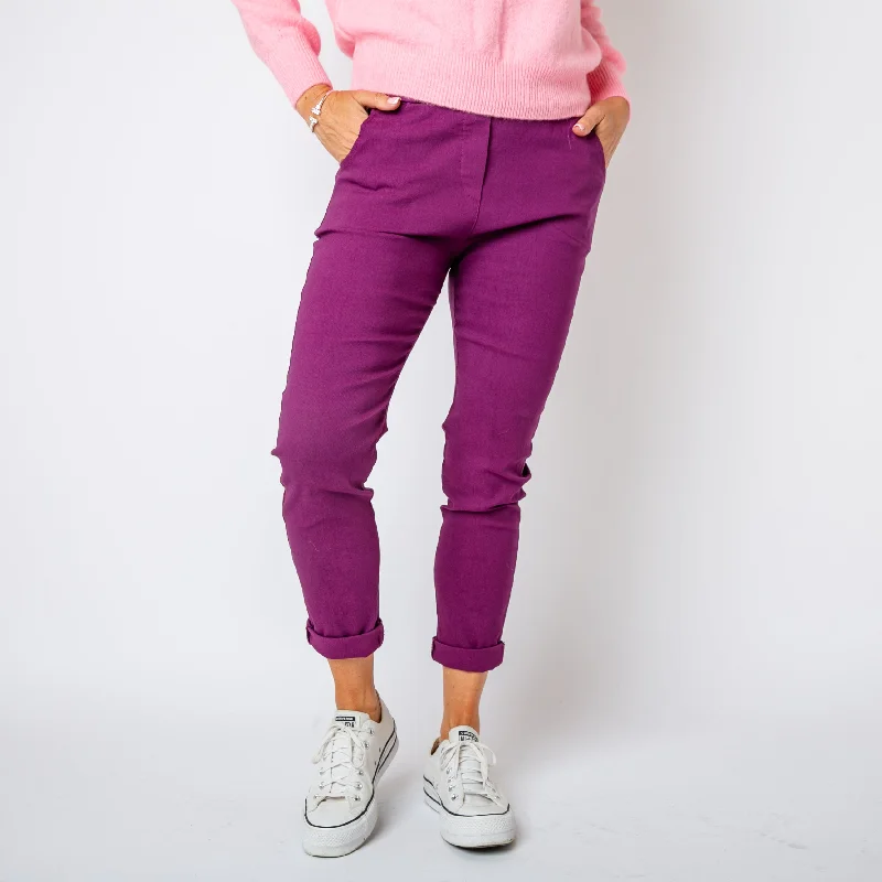 Women's Boat Collar SweatersSlim Fit Stretch Trousers