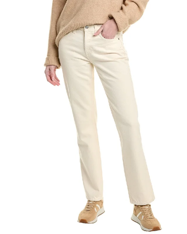 Women's Jodhpurs with Mandarin CollarRE/DONE & Pam The Anderson Nakedish Straight Fit Jean