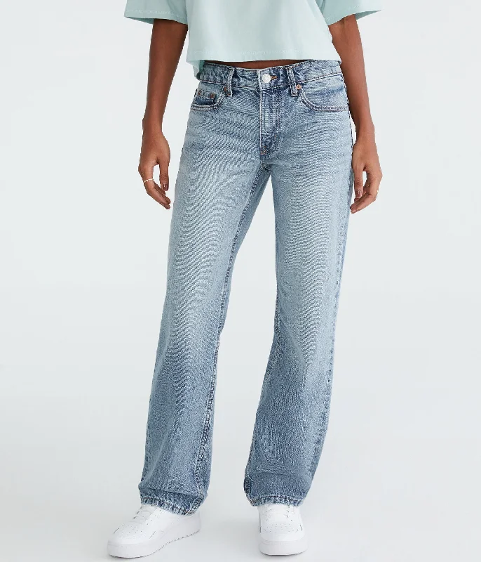 Women's Jodhpurs with Low CollarAeropostale Low-Rise Baggy Jean