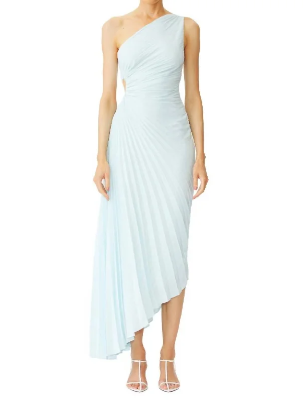 Women's Sweetheart-Neck DressesDelfina Dress In Aqua