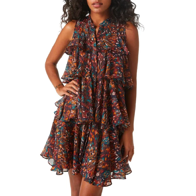 Women's Sweetheart-Neck DressesEmogene Dress In Peacock Abstract