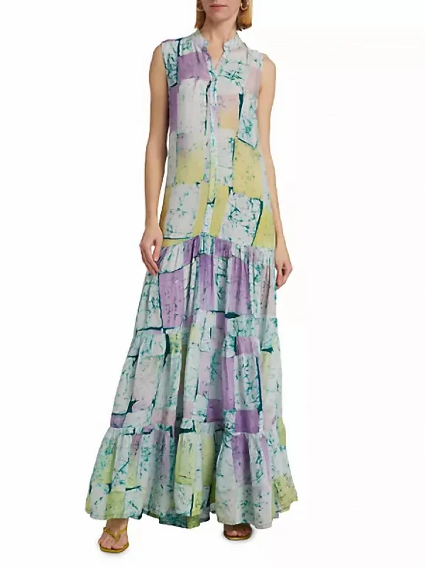 Women's Rounded-Neck DressesFolake Dress In Multi-Colored