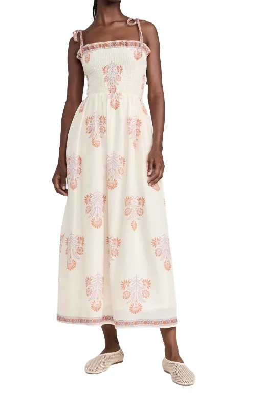 Women's Pencil DressesKaia Papaya Aster Dress In Ivory Papaya