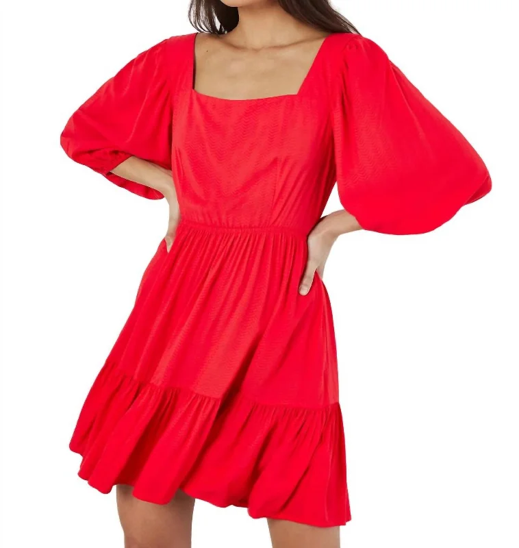 Women's High-Low DressesRosalee Dress In Red