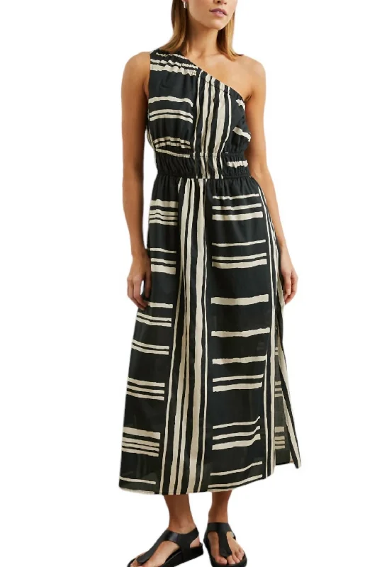 Women's Low Collar DressesSelani Dress In Island Stripe