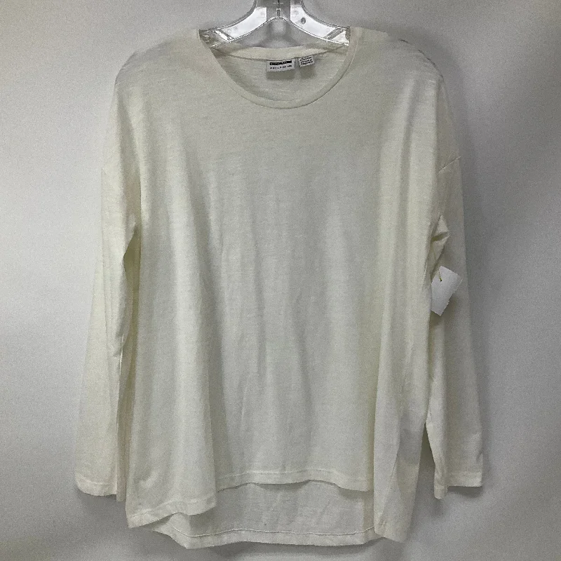 Women's Blouse for SchoolTop Long Sleeve By Cmc In Cream, Size: S