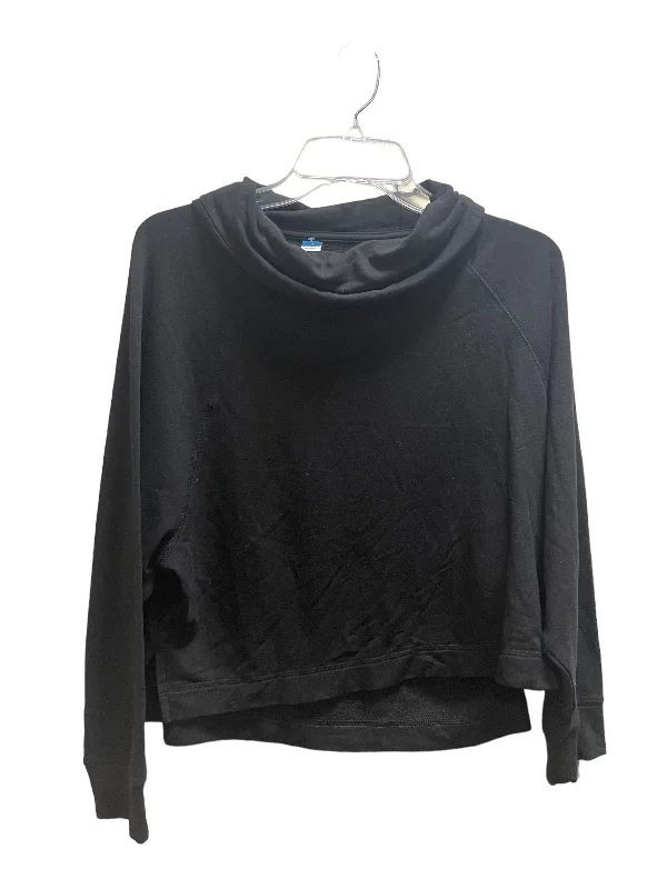 Women's Blouse with TasselsTop Long Sleeve By Old Navy In Black, Size: M