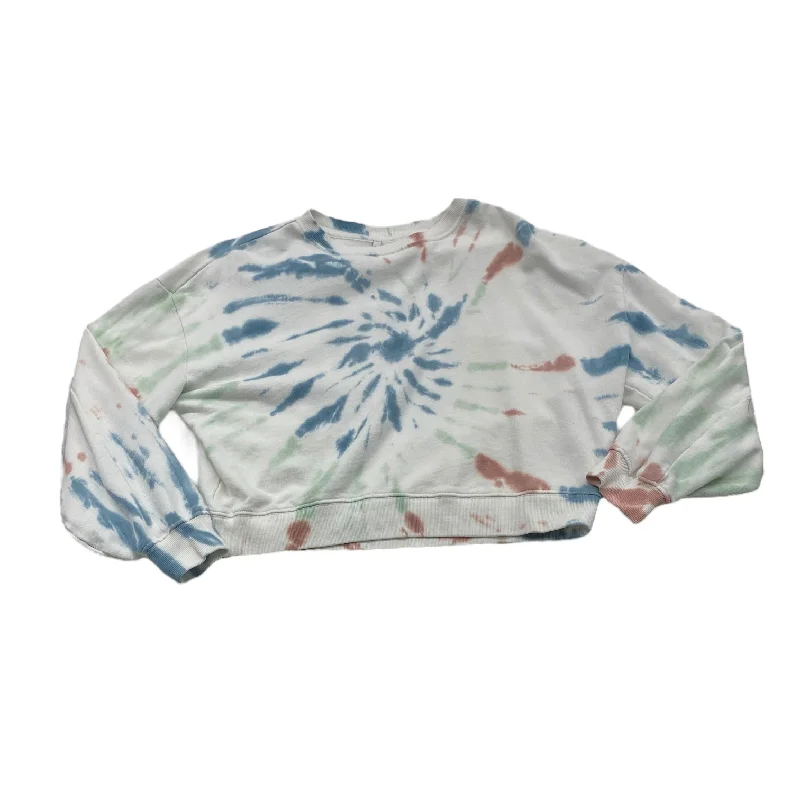 Women's Blouse with SmockingTop Long Sleeve By Z Supply In Tie Dye Print, Size: Xs